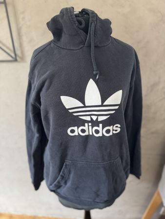 Adidas: Sweat à capuche noir, Taille M
