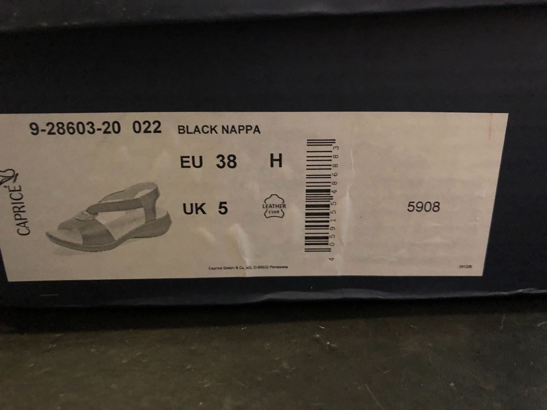 Scarpe da donna: Caprice Sandale – Nuovo e nell'imballaggio originale da Thalwil venduto da peonia88 2