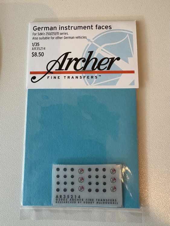 1/35 GERMAN INSTRUMENT FACES WWII (Gebraucht) in MÜHLEDORF/SO für CHF 3 ...