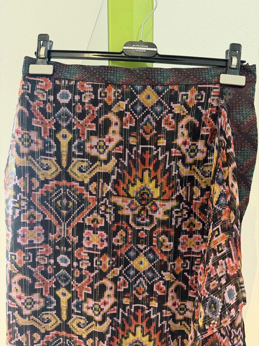 Dries Van Noten Gonne: Dries Van Noten Silk Wrap Skirt - Bohemian Pattern - Size 38 – Nuovo (secondo la descrizione) da Zürich venduto da Milo2021 5