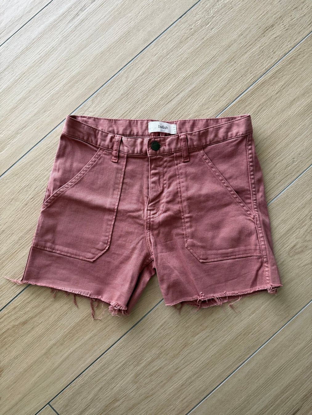 Ba&Sh Jeans: Short BA&SH en jeans Rose – Usato da La conversion venduto da Repio