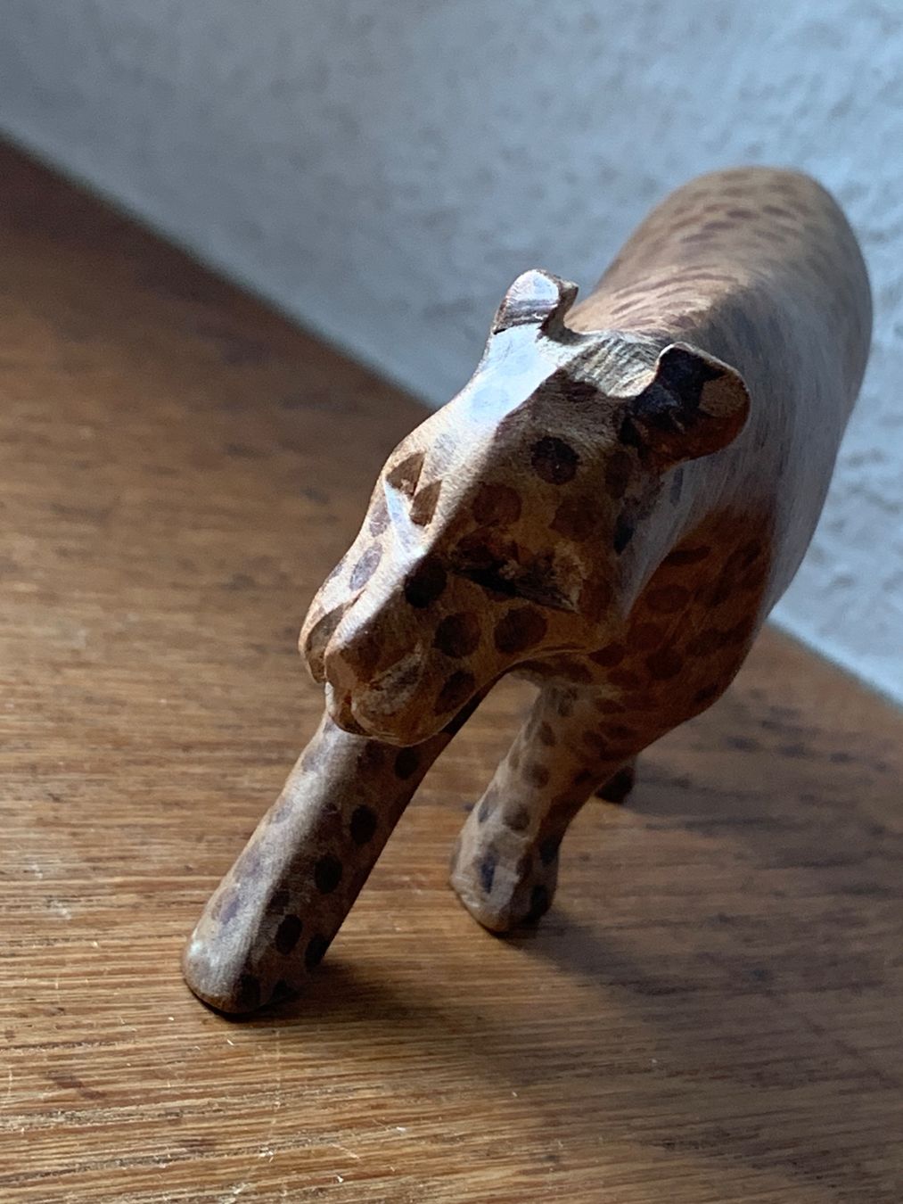 Statuette: Vintage Holzfigur Leopard handgeschnitzt – Usato da Richterswil venduto da Moii89 2