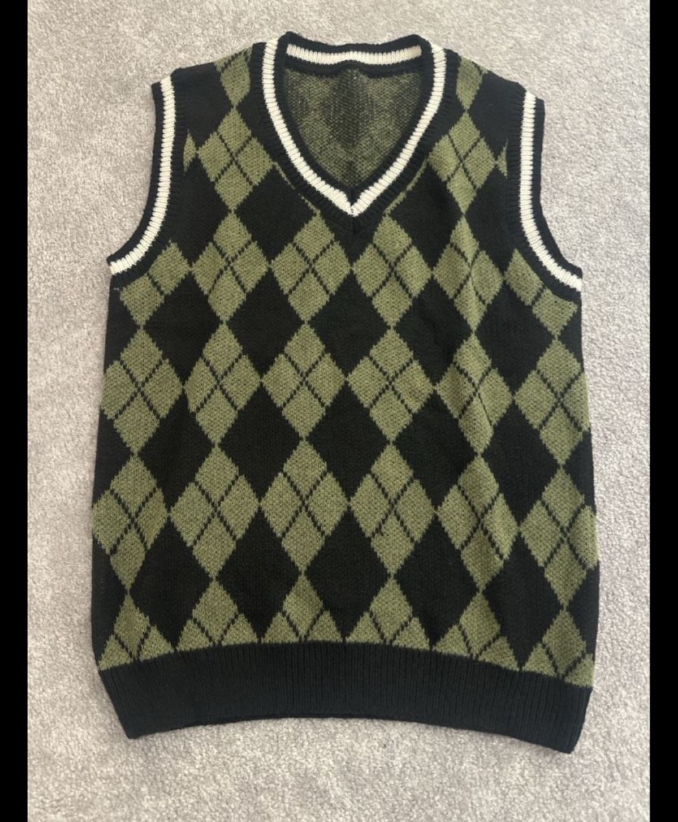 Gilet & Giacche: Pullunder, Strickweste mit Rautenmuster,Grösse L, Top! – Nuovo (secondo la descrizione) da Solothurn venduto da Ib1a