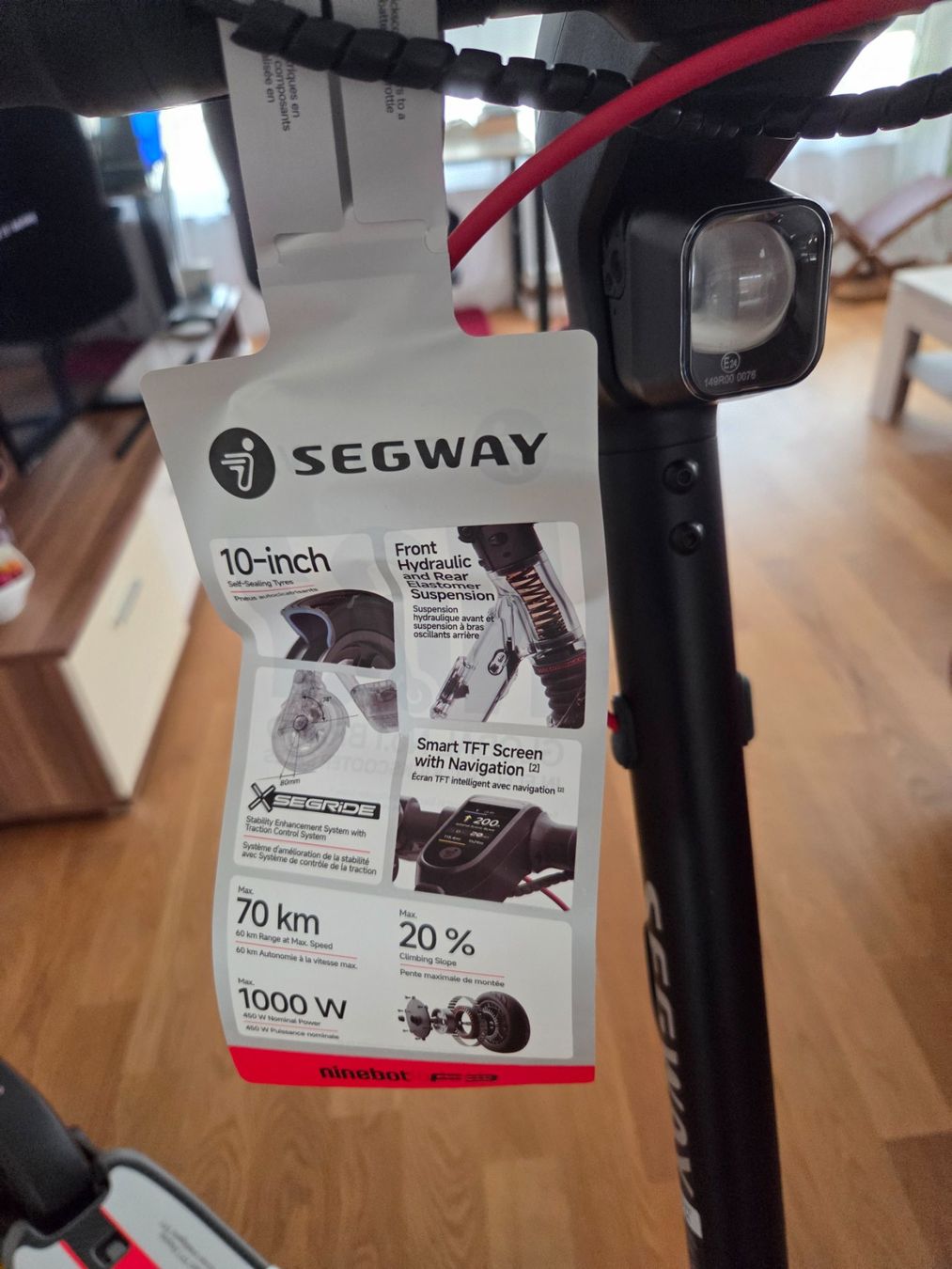 Scooters: E-Scooter Ninebot, nie gebraucht, Segway / w – Gebraucht aus Luzern von Stachi6 1