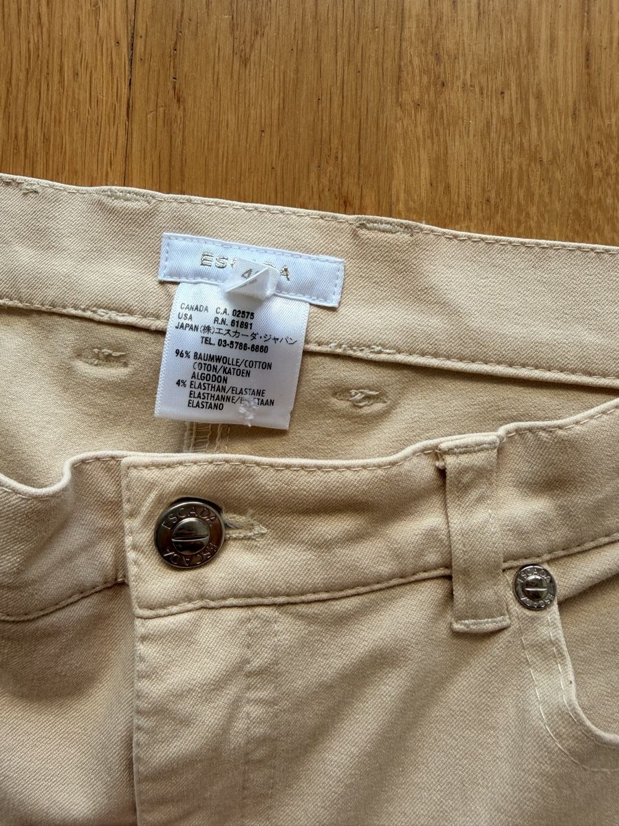 Escada Jeans: Escada Hose beige Grösse 40 – Usato da Zug venduto da vik_p5lx 2