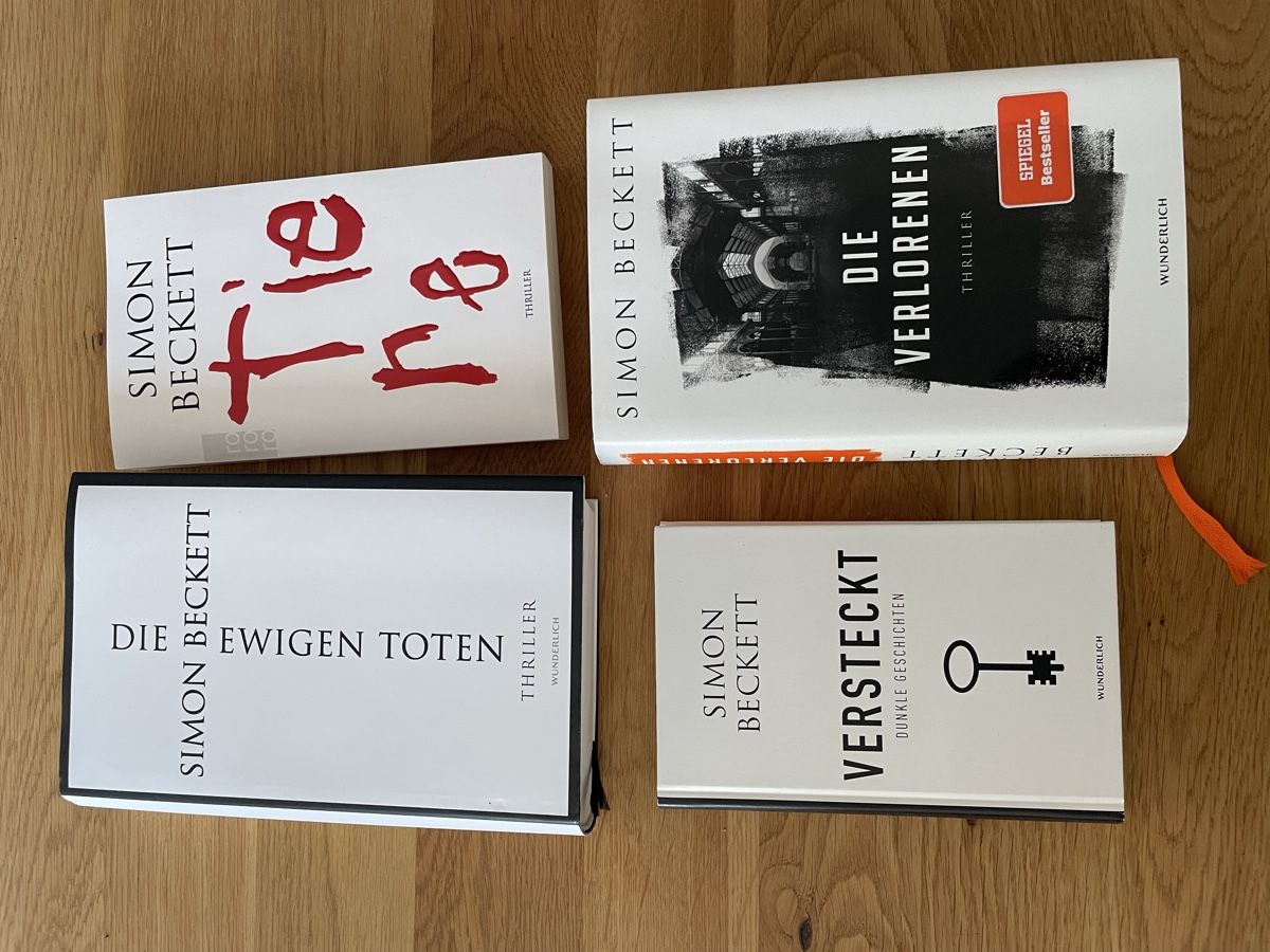 Libri: Simon Beckett Thriller 4er Set  – Nuovo (secondo la descrizione) da Burgdorf venduto da Vespa12