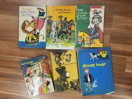 alte Kinderbücher 6 Stück zb oliver Twist B20
