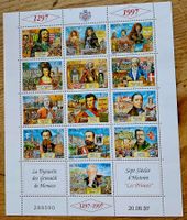 MONACO Bloc ** 7 siècles d'Histoire 1297-1997 les Princes