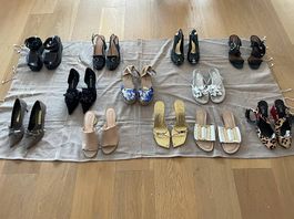 12 paia di scarpe  per donne taglia 38