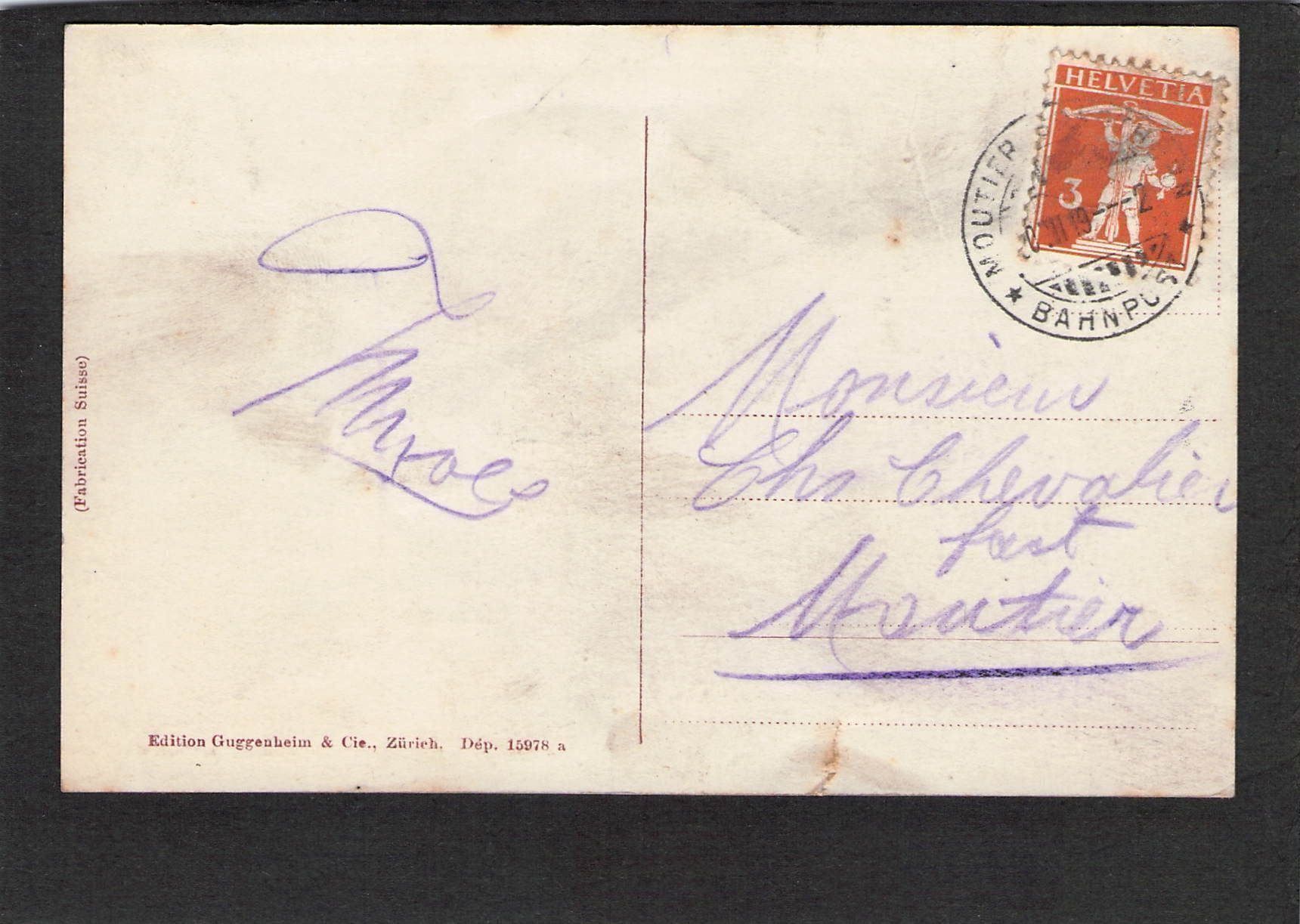 Cartoline postali: AK× OW Engelberg, Hotel Engel & Kloster – Usato da Reichenburg venduto da Pipo-67 1