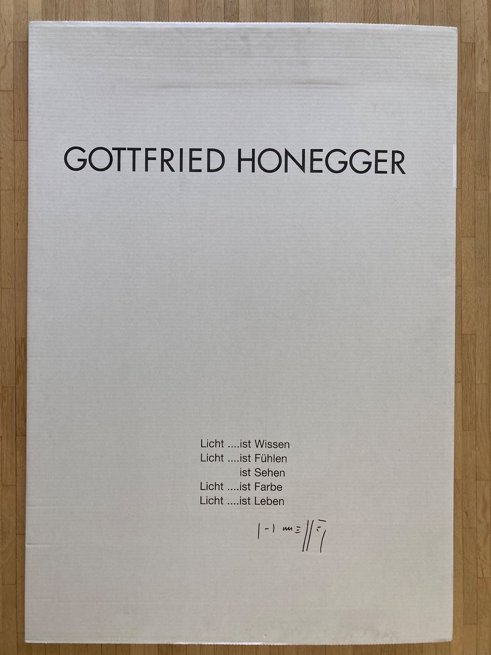 Calendari: Honegger Gottfried, Kunst- Kalender 2000, 99 x 69cm – Nuovo e nell'imballaggio originale da Chur venduto da Spuntz1