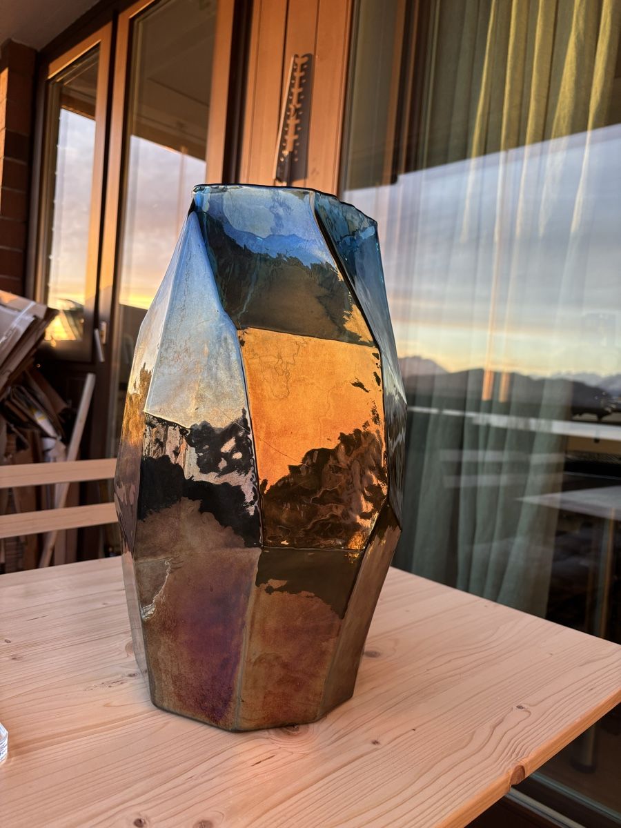 Pols Potten Vasen & Gefässe: Pols Potten Vase Graphic Luster Large- Multi Colour – Gebraucht aus Zürich von BorjaCastillo 1