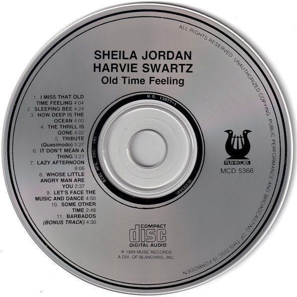 CD: Sheila Jordan, Harvie Swartz - Old Time Feeling – Usato da Unterbäch venduto da vuqsa 2
