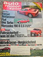 AMS 11/85 Testarossa Uno Turbo Honda CRX 205 W124 520 100 xx