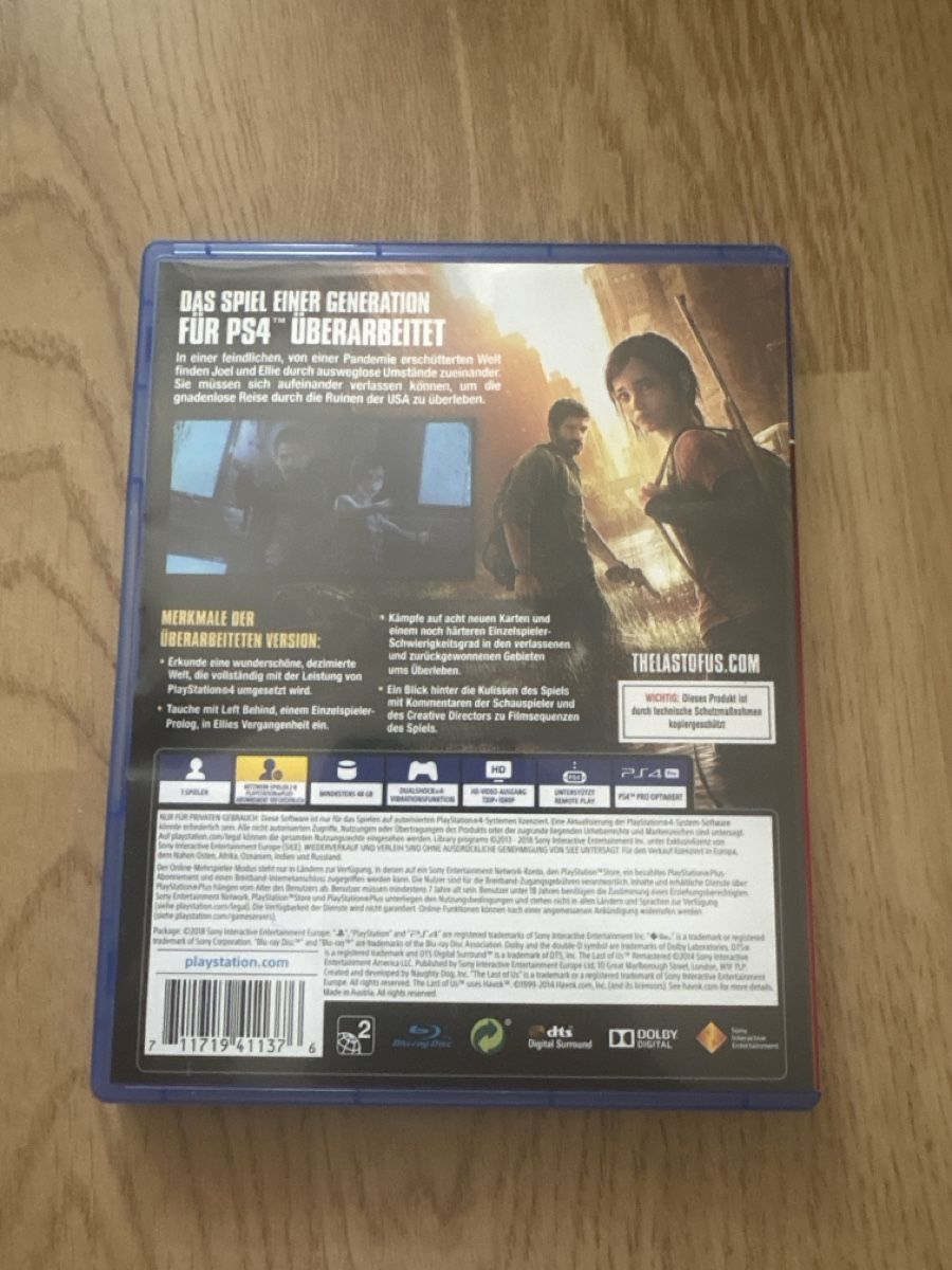 Giochi: The last of us Remastered - PS4 – Usato da Zofingen venduto da adm_bl56 1