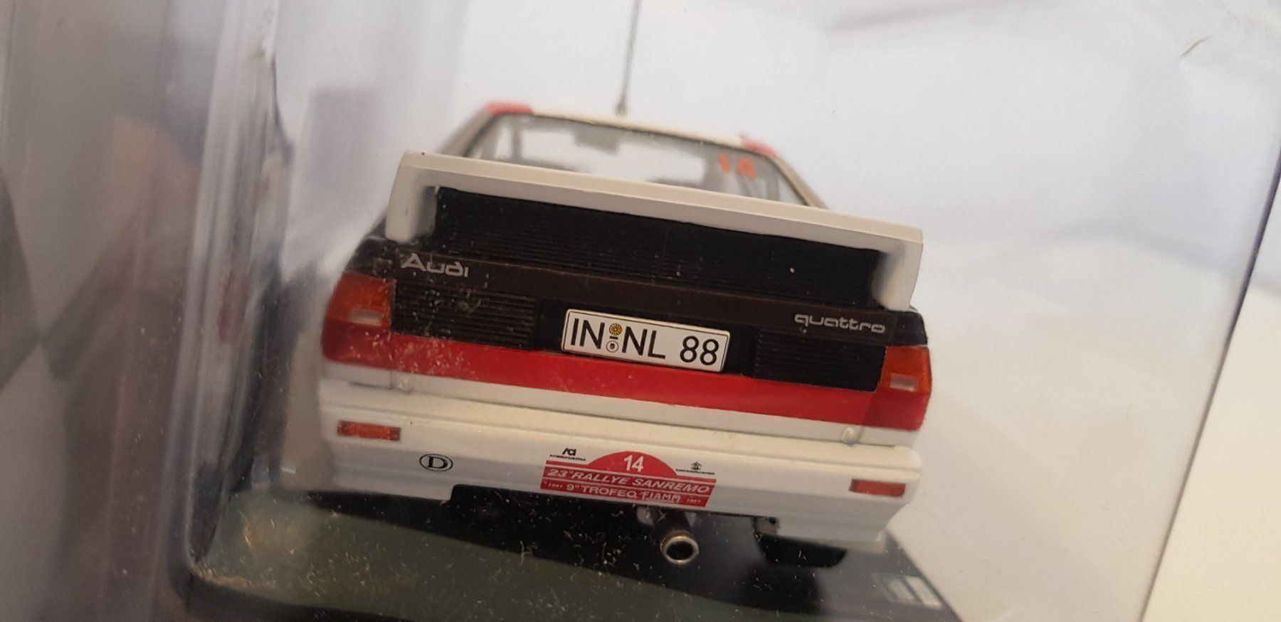 Modellini d'auto: Audi Quattro Rally  1981 Hachette  1/24 – Nuovo e nell'imballaggio originale da Fribourg venduto da 911cc 2