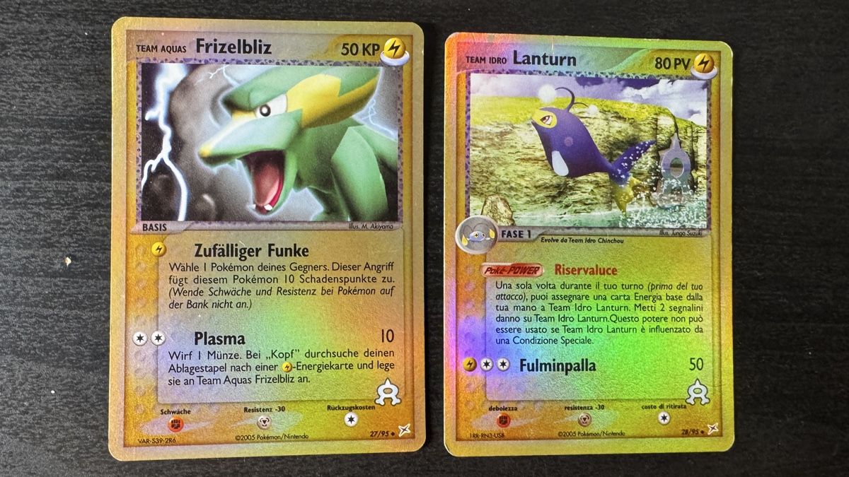 Pokémon Sammelbilder & Trading cards: Bundle 6 ex Holo reverse cards Team Aqua & magma  – Gebraucht aus Belprahon von Rob_ain 5