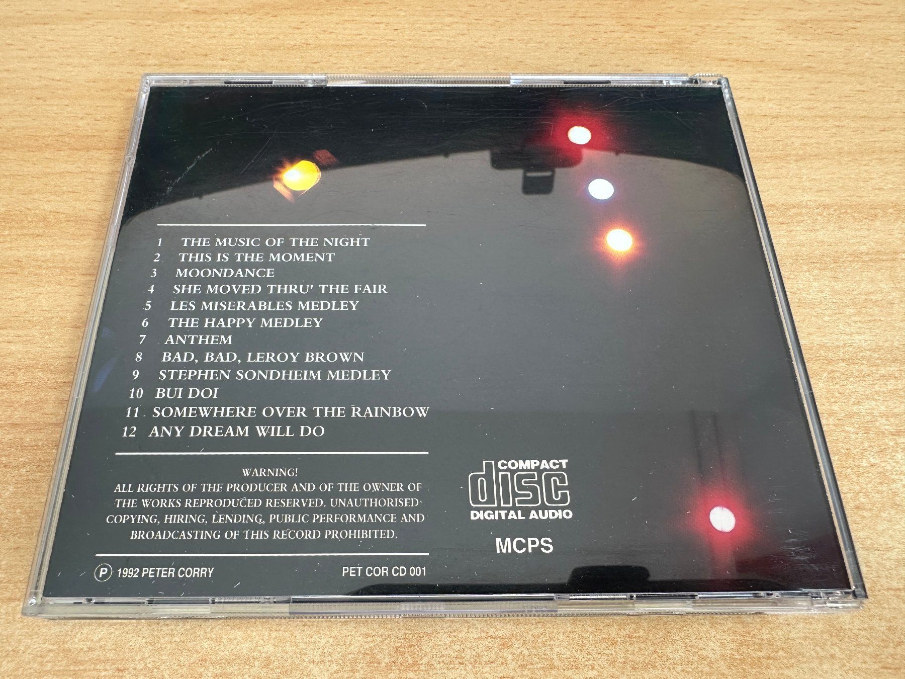 CD: X0 PETER CORRY - IN CONCERT – Usato da Rikon im Tösstal venduto da Alpenmutz 1