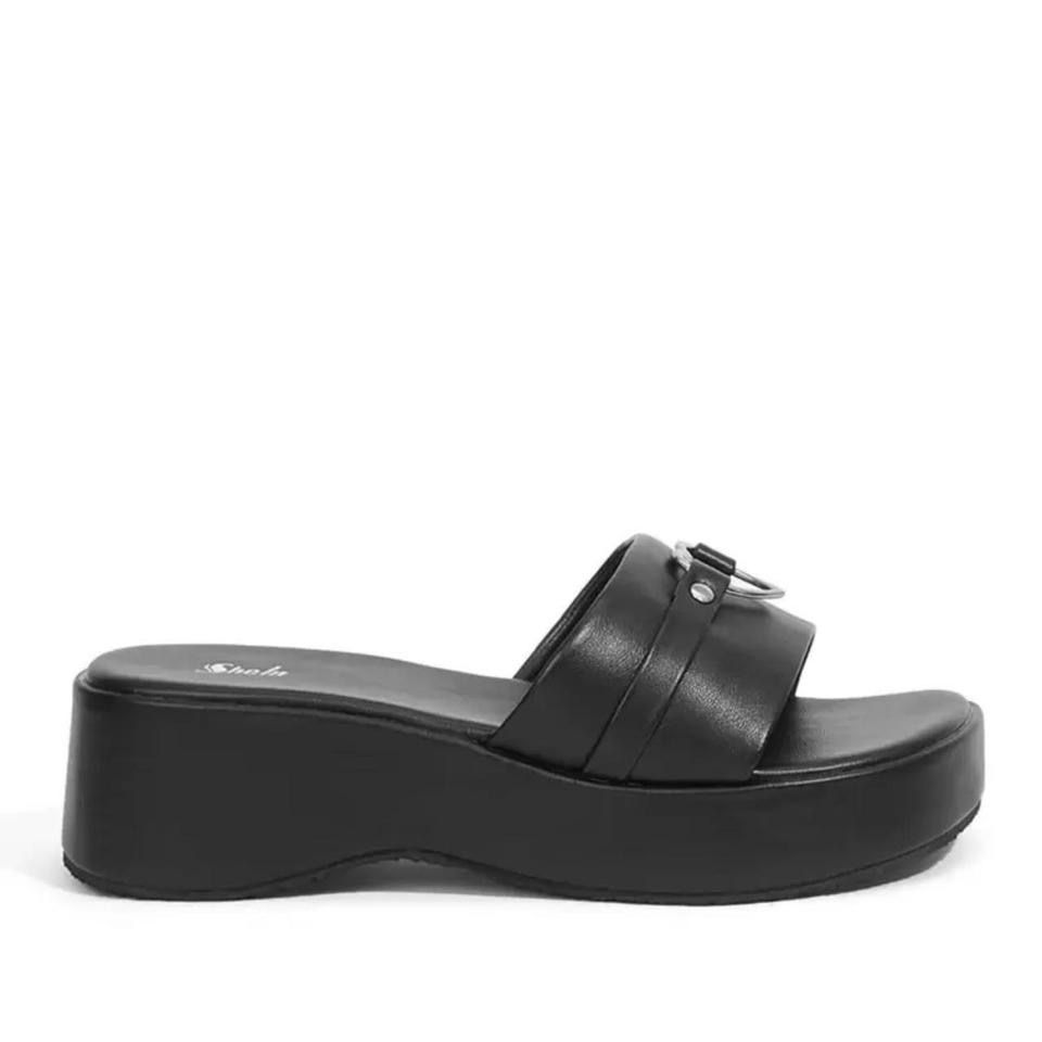 Shein Scarpe da donna: Black heart platform sandals, size 40 – Nuovo e nell'imballaggio originale da Winterthur venduto da hachiscutecloset 3