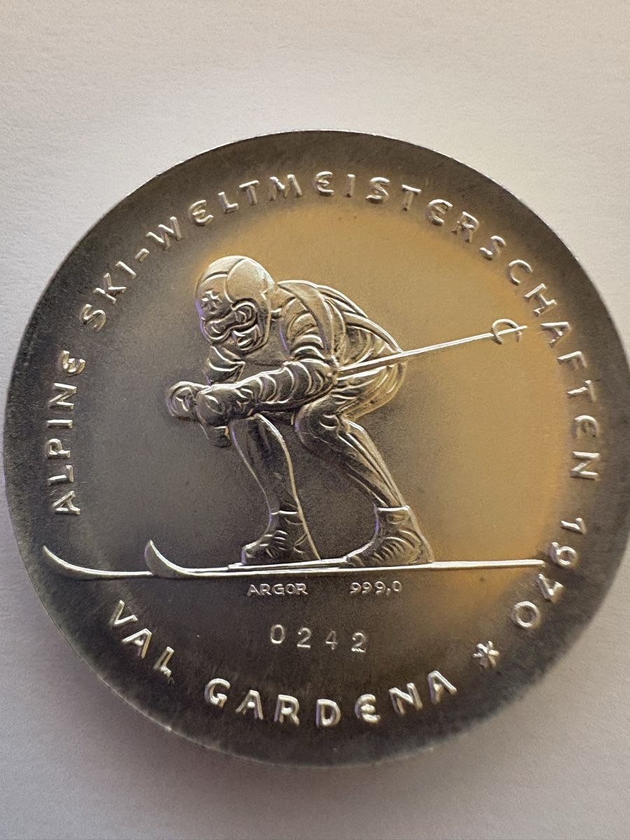 Medaglie: Silbermedaille 1970 Ski – Usato da Murten venduto da Tzaugg 4