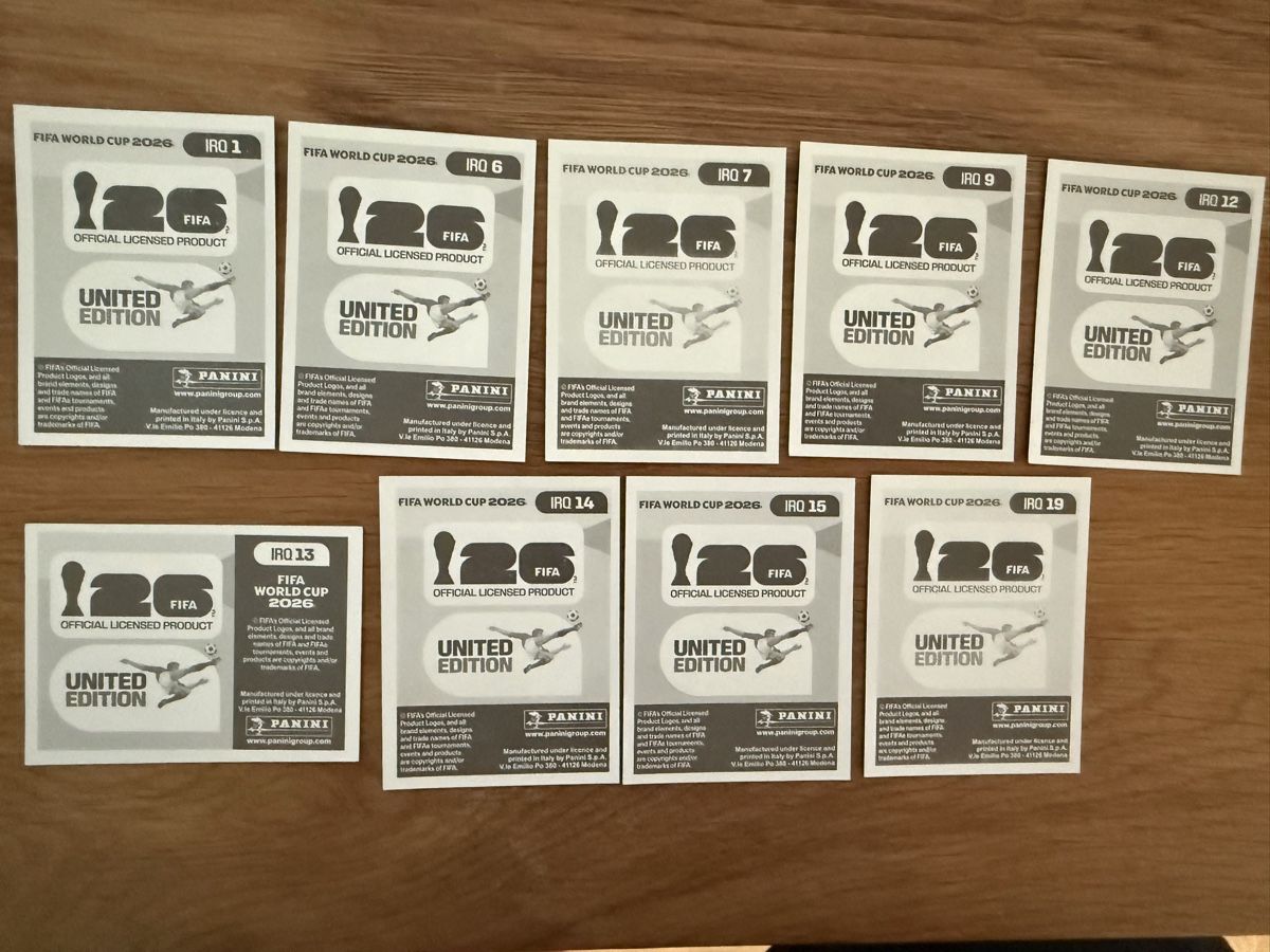 Panini Sammelbilder & Trading cards: Panini WM 2026 Irak  – Neu (gemäss Beschreibung) aus Birsfelden von cool_beats 1