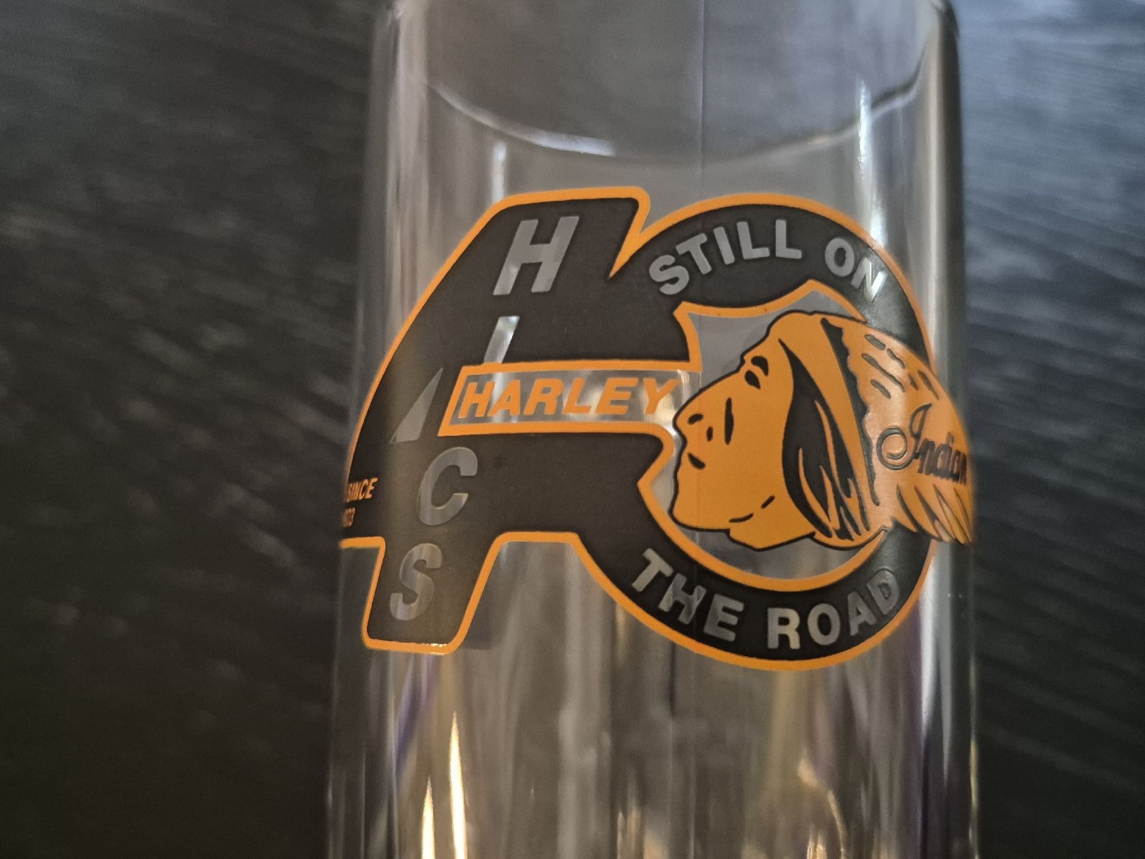 Harley-Davidson Bicchieri: Harley-Davidson, Indian Chope à bière – Usato da Le Locle venduto da CHEGUA