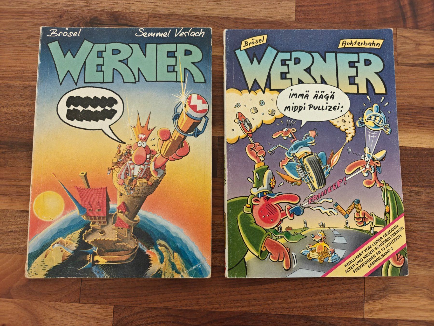Fumetti: 2 Werner Comics von Brösel – Usato da Niederwil SG venduto da nad_f92p