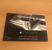 Alfa 156/GTA Connect Broschüre - Rarität für Liebhaber!
