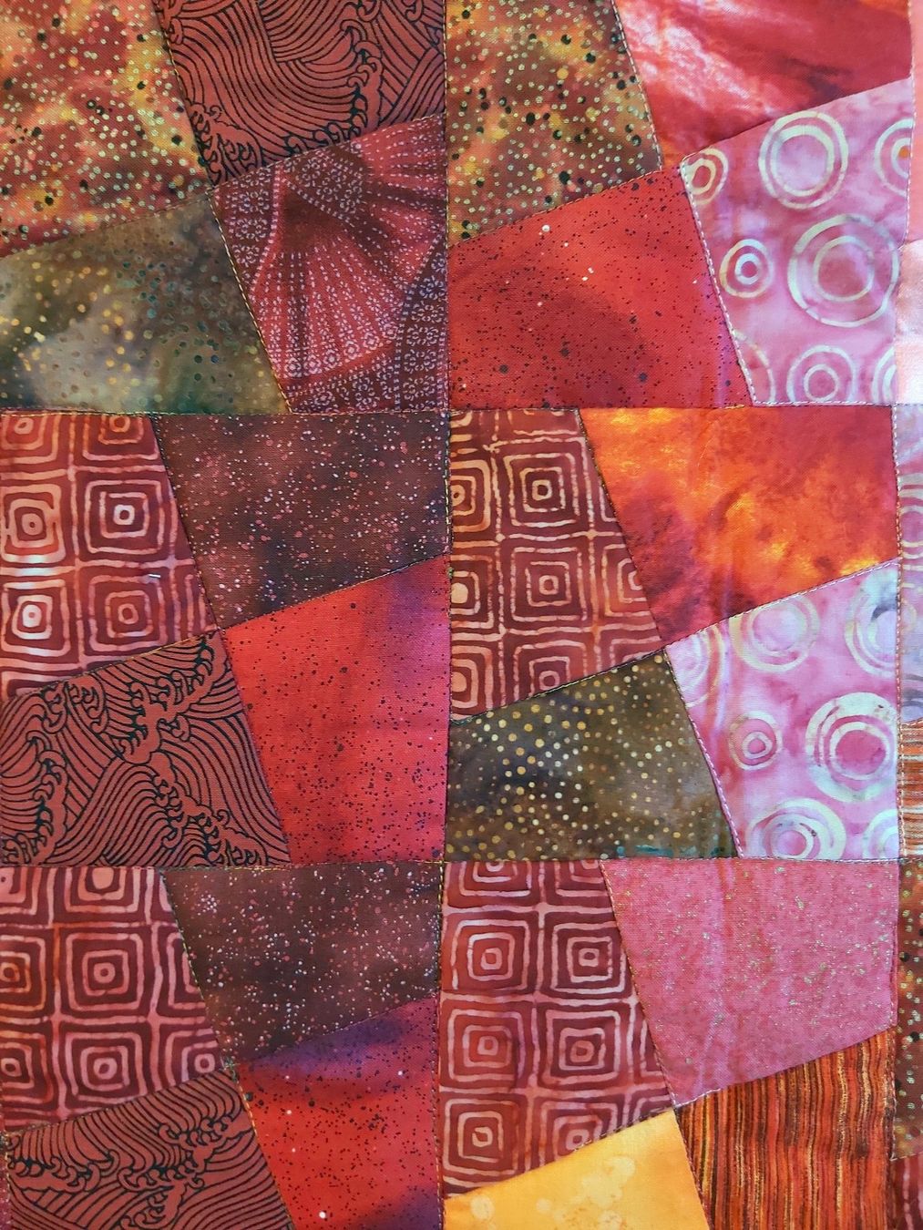 Foto & Immagini: Patchwork Quilt "Sonnenglut" Unikat 141 x 106 cm – Nuovo (secondo la descrizione) da Wetzikon ZH venduto da Meltingpot29 2