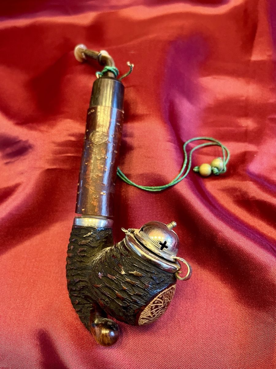 Pipe & Accessori: Antike Deckelpfeife mit Vogel-Motiv – Usato da Zürich venduto da Juancarlos1