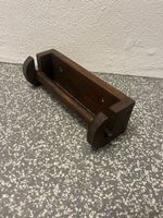 Vintage Küchenrollenhalter Massivholz Wandhalter