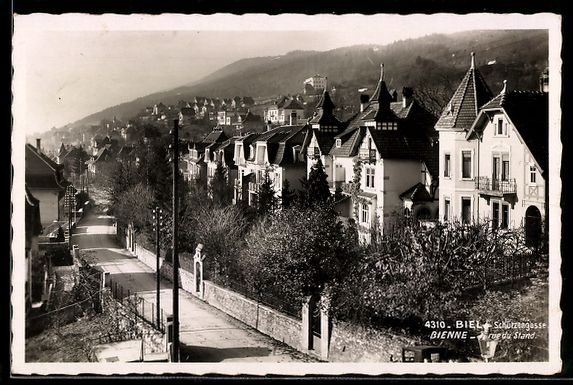 Cartoline postali: AK Biel, In der Schützengasse – Usato da Berlin venduto da bartko-reher
