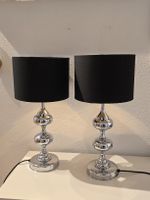 Paar Space Age Lampen 70er Jahre Chrom E27 Elektrik NEU