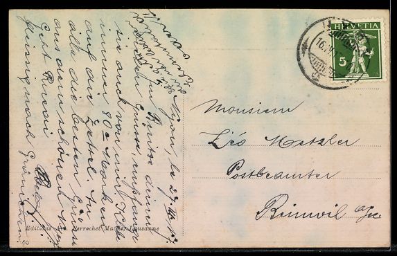 Cartoline postali: AK Nyon, Rue de la Gare – Usato da Berlin venduto da bartko-reher 1