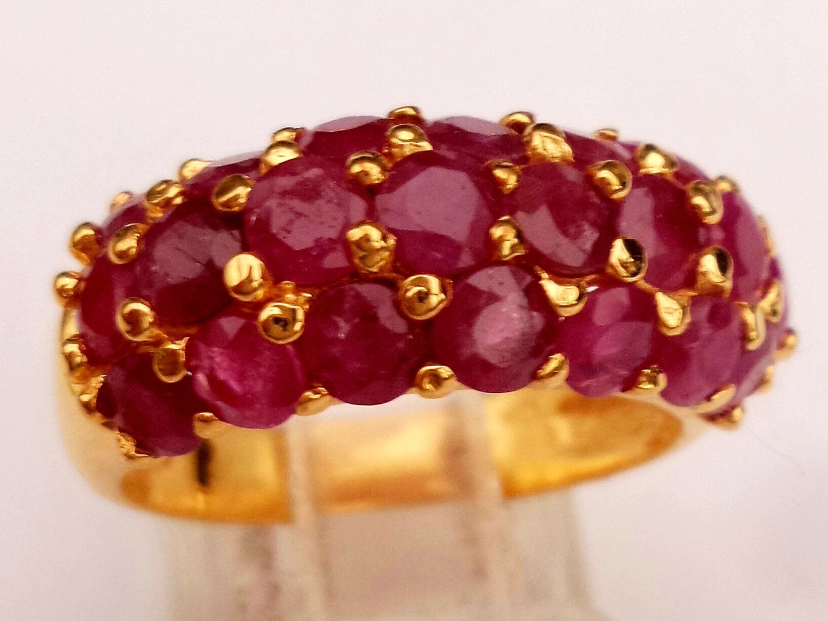Ringe: Ring mit Rubinen vergoldetes Silber – Neu (gemäss Beschreibung) aus Zürich von adriben 9