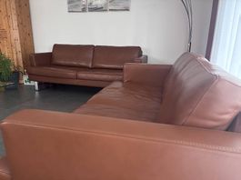 2 Ledersofas