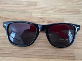 Sonnenbrille ESPANA Rot/Schwarz UV400 Schutz – Perfekt für d
