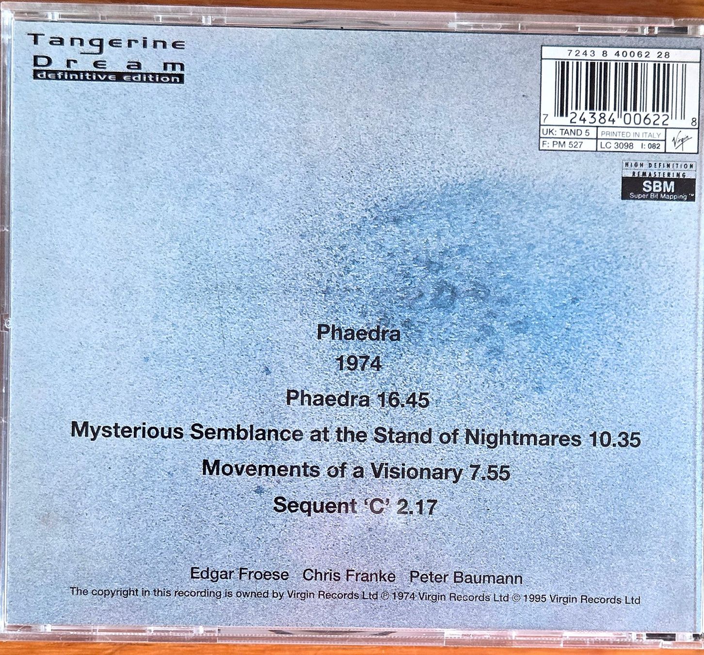 CDs: Tangerine Dream - Phaedra – Neu (gemäss Beschreibung) aus Biberist von Beaver58 1