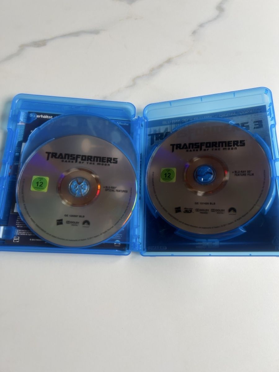 Alle DVDs: Transformers 3 Blu-ray 3D + Blu-ray + Digital Copy – Gebraucht aus Wollerau von Plakatfreund 3