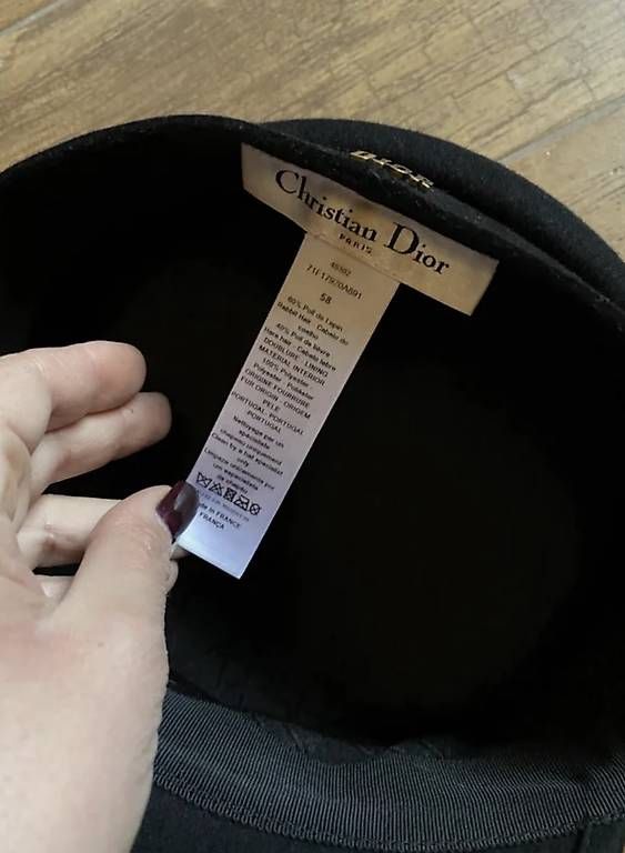 Dior Chapeaux, bonnets & casquettes: DIOR Wool black hat – D'occasion à Zürich par Nast_a 2