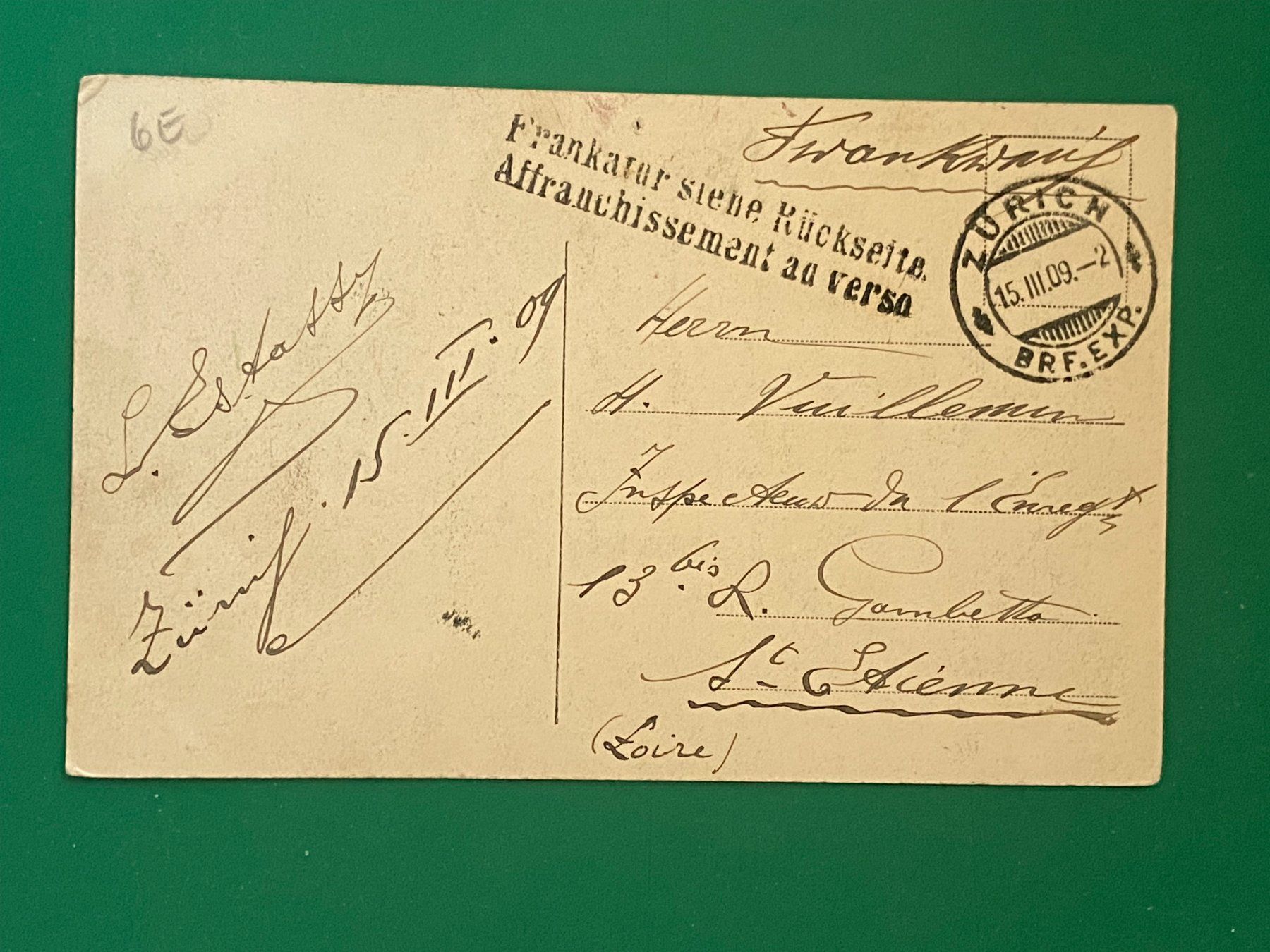 Ansichtskarten: Zürich - Polytechnikum – Gebraucht aus Steg VS von danwer74 1