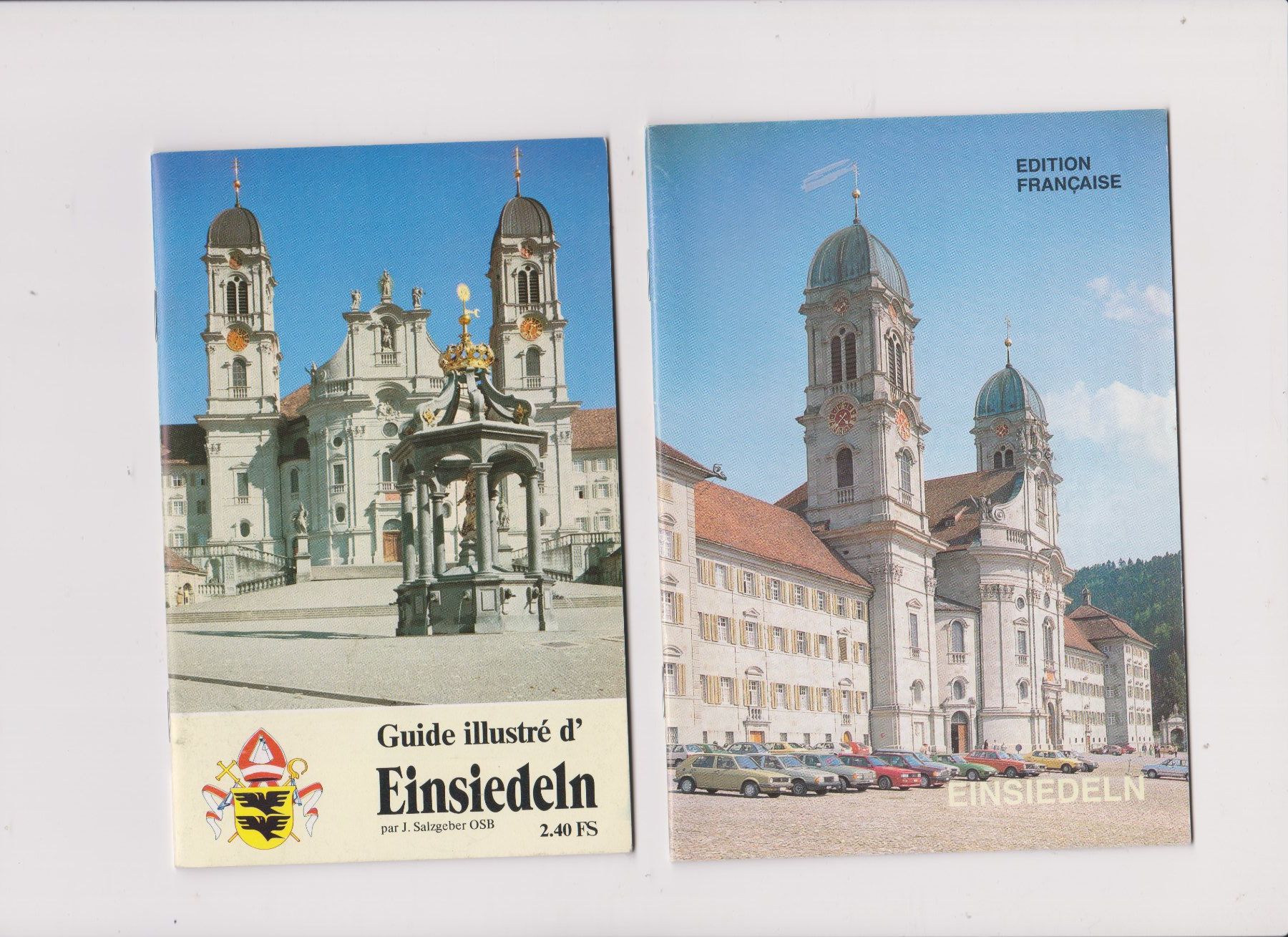 Livres: 2 guides Einsiedeln en français – D'occasion à Bex par Canouille