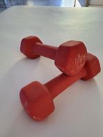 Hanteln MPF 2.5 kg Set rot Fitness Zubehör gebraucht