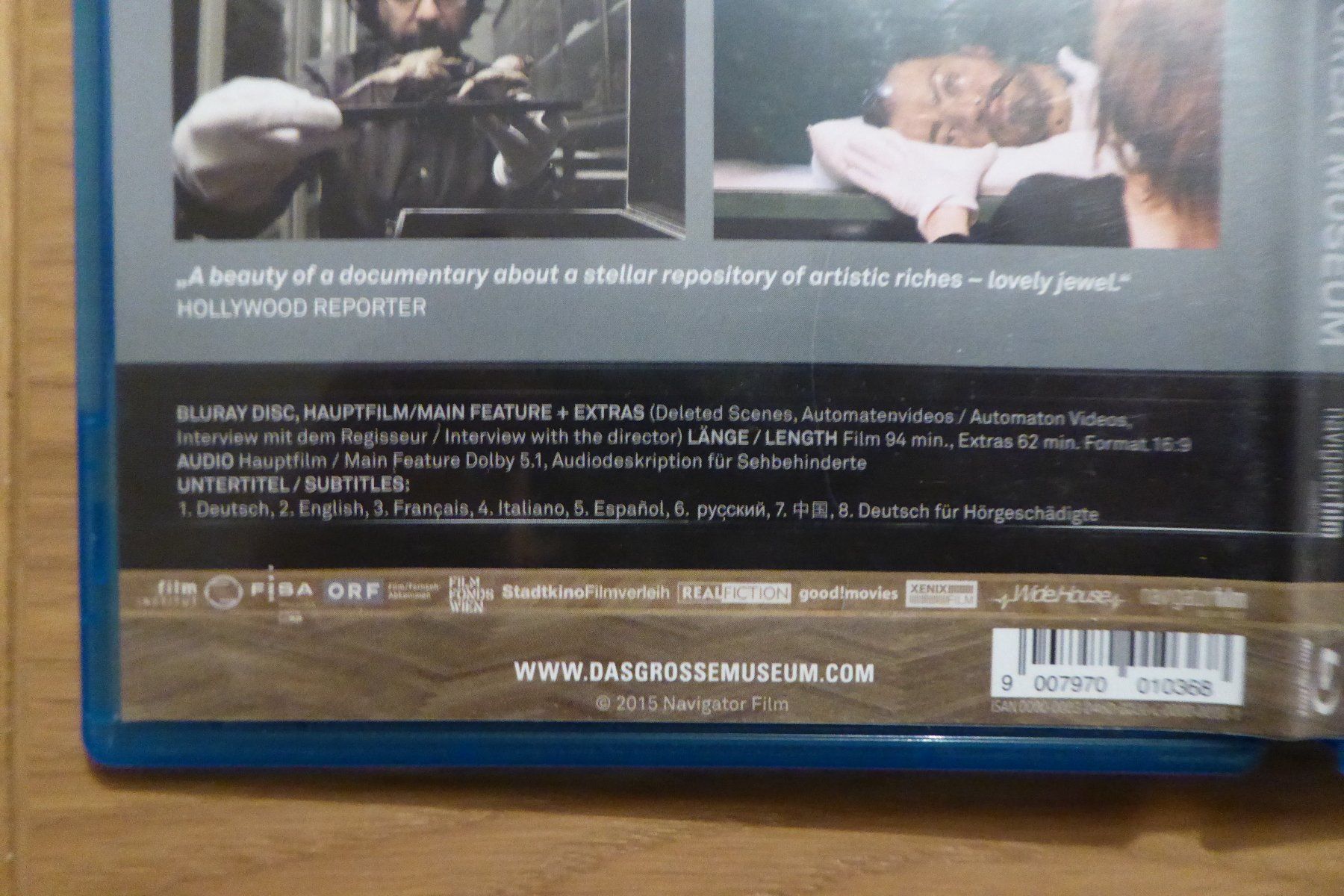Tutti i DVDs: Bluray Das grosse Museum kein deutscher Ton – Usato da Allschwil venduto da Summelsarium 2