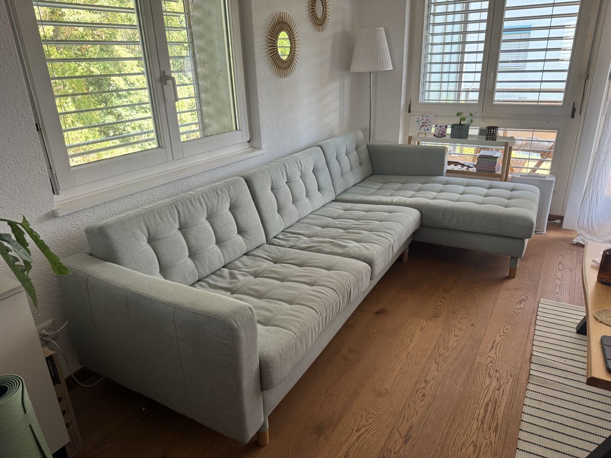 Divani: IKEA Landskrona 4er Sofa in Hellgrün – Usato da Eglisau venduto da sorayaliisa 1