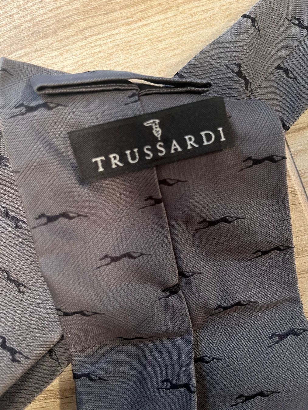 Cravatte: Krawatte Trussardi (Original) grau – Usato da Lugano venduto da sweetyd84 1