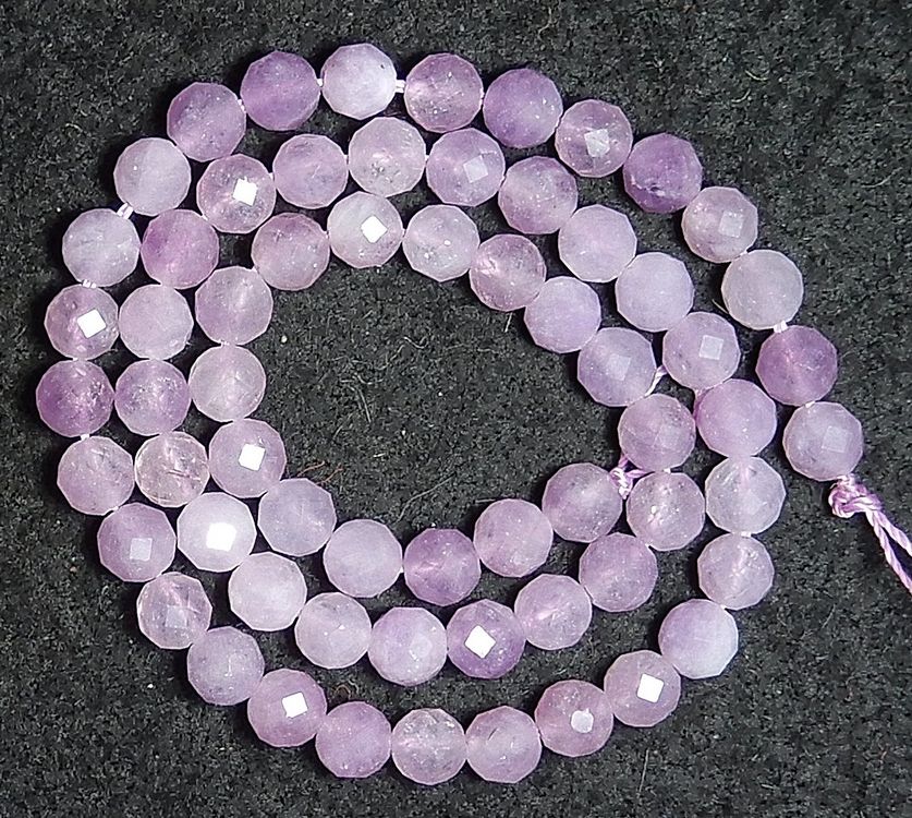 Kunzit Edelstein Perlen 38cm Strang - Facettierte Lose Perlen Für Schmuckherstellung