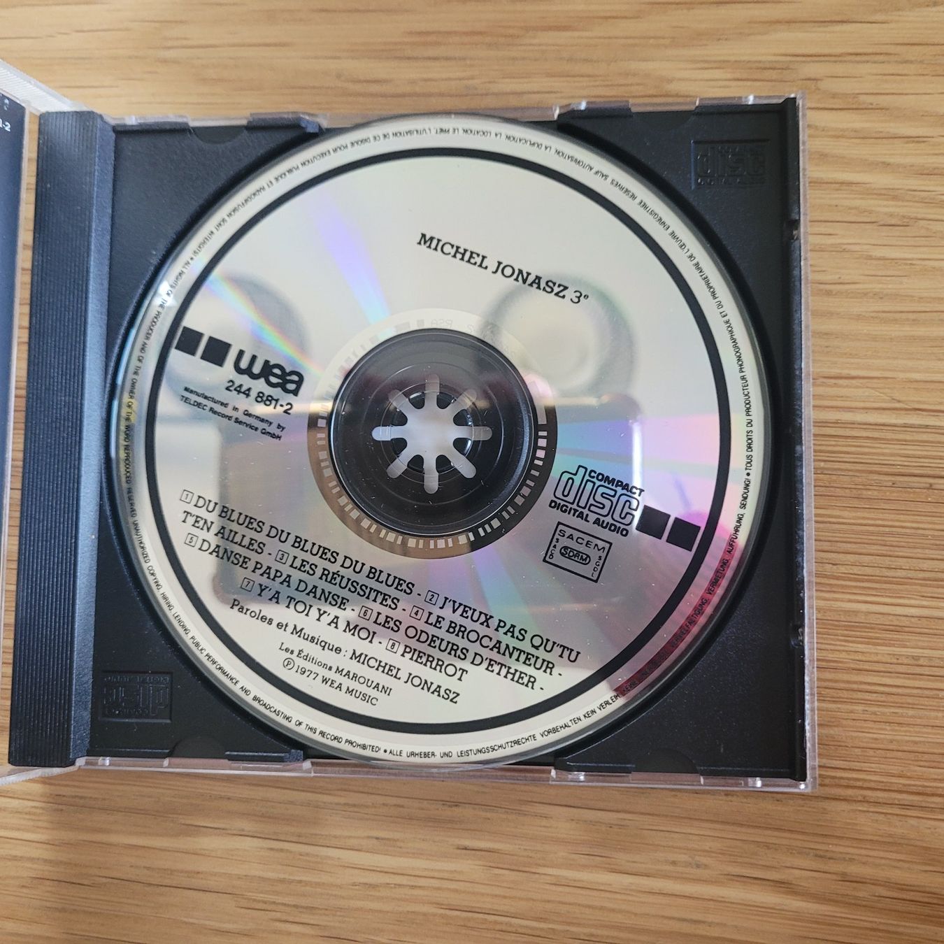 CD: CD Michel Jonasz 3ème – Usato da Biel/Bienne venduto da Destockweb 1