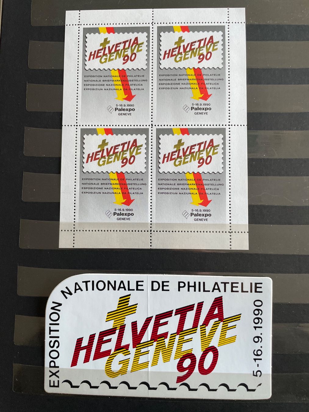 Tutti i francobolli: 28 vignettes / blocs thème philatélie – Usato da Bôle venduto da Frouz 2