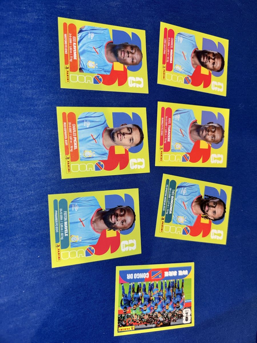 Panini Carte collezionabili: Congo 7x panini – Nuovo (secondo la descrizione) da Olten venduto da Melxnie_46
